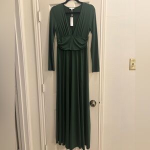 Baltic Born Deep Green Long Sleeve Dress